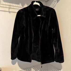 32 Degrees Black Teddy Jacket